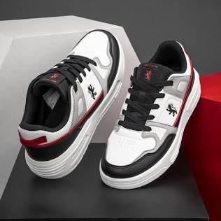 Trendy Red Stylish Casual Sports Sneakers