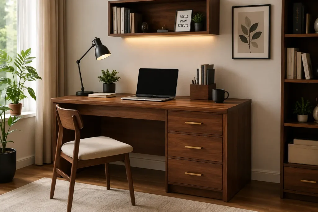 wooden study table